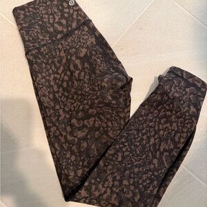 lululemon athletica Brown Patterned Pants size 4. 25 in